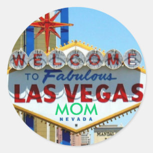 Willkommen zu fabelhaftem Las- VegasMama Aufkleber