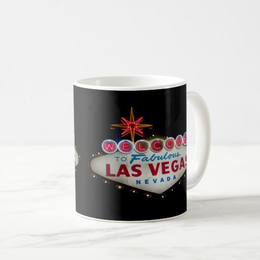 Willkommen zu fabelhafter Tasse Las Vegas Nevada (VorderseiteRechts)