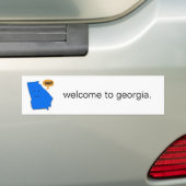Willkommen zu Georgia Autoaufkleber (Auf Auto)