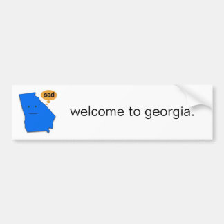 Willkommen zu Georgia Autoaufkleber