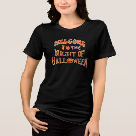 Willkommen zu Halloween Tri-Blend Shirt