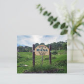 Willkommen zu Hana Postkarte (Stehend Vorderseite)