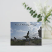 Willkommen zu Hattiesburg, Mississippi Postkarte (Stehend Vorderseite)