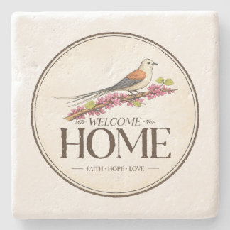 Willkommen zu Hause Faith, Hope & Love Steinunters Steinuntersetzer