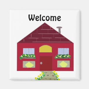 Willkommen zu Hause Magnet