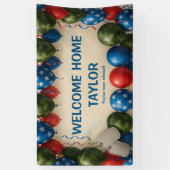 Willkommen-zu-Hause-Militärbanner – Benutzerdefini Banner (Vertikal)