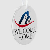 Willkommen zu Hause Ornament (Vorderseite)