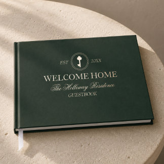 Willkommen Zu Hause Personalisierte Familienreside Gästebuch