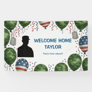 Willkommen-zu-Hause-Veteranenbanner – Patriotische Banner
