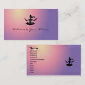 Willkommen zu Ihrem Nirwana Visitenkarte (Vorne/Hinten)