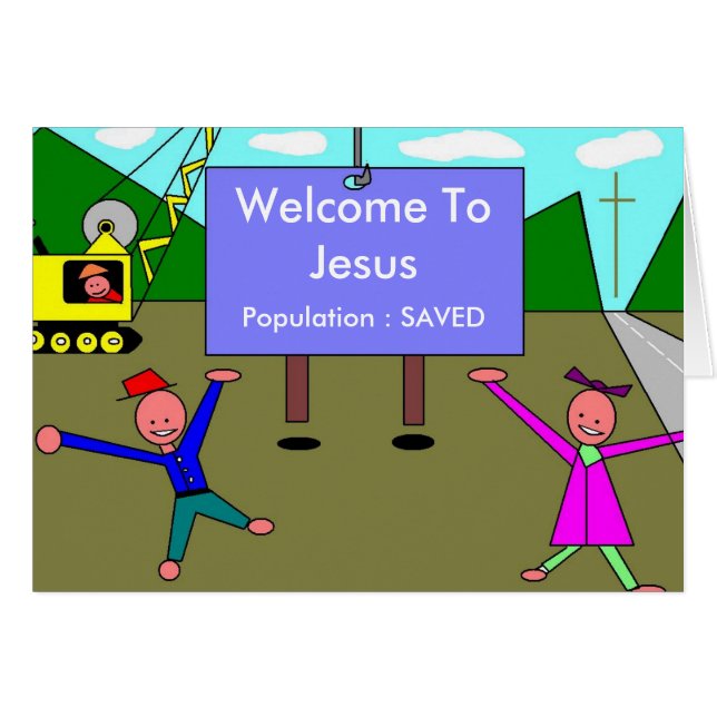Willkommen zu Jesus (Vorderseite (Horizontal))