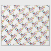 Willkommen-zu-Las-Vegas Geschenkpapier (Flach)