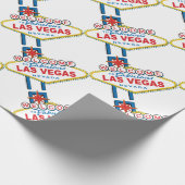 Willkommen-zu-Las-Vegas Geschenkpapier (Ecke)