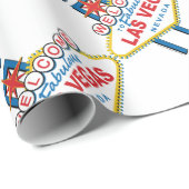 Willkommen-zu-Las-Vegas Geschenkpapier (Rolleneckpunkt)