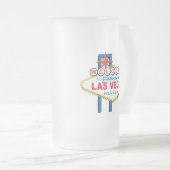 Willkommen-zu-Las-Vegas Mattglas Bierglas (VorderseiteRechts)