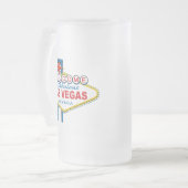 Willkommen-zu-Las-Vegas Mattglas Bierglas (Vorderseite Links)