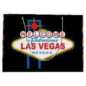 Willkommen zu Las Vegas-Zeichen Große Geschenktüte (Rückseite)