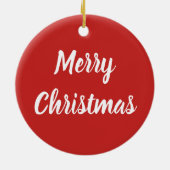 Willkommen zu Las- VegasWeihnachtsmannmütze Keramik Ornament (Hinten)