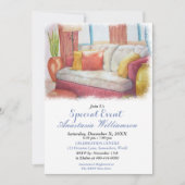 WILLKOMMEN ZU MEINEM PARTY-EREIGNIS EINLADUNG (Vorderseite)