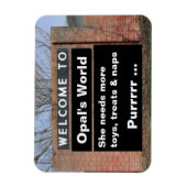 WILLKOMMEN ZU Opals flexiblem Magneten Magnet (Vertikal)