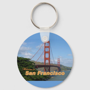 Willkommen zu San Francisco - Golden gate bridge Schlüsselanhänger