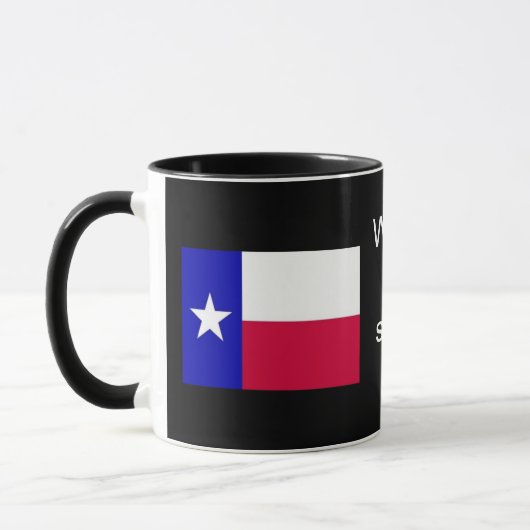 Willkommen zu Texas Tasse (Links)