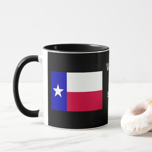 Willkommen zu Texas Tasse (Mit Donut)