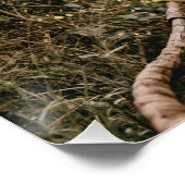 willkommen zu unserem Anfang Hochzeit 4 Fotos schw Poster (Ecke)