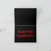 WILLKOMMEN ZU UNSEREM HALLOWEEN-PARTY! (innerhalb Karte (Innenseite)