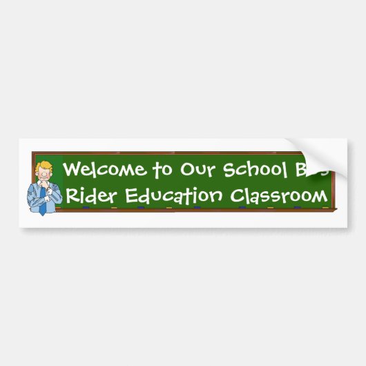 Willkommen zu unserem Schulbus-Reiter… Signage Autoaufkleber (Vorne)