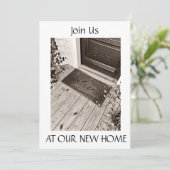 ***WILLKOMMEN ZU UNSERER NEUEN ZUHAUSE***-INVITATI EINLADUNG (Stehend Vorderseite)