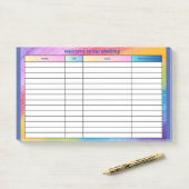 WILLKOMMEN ZU UNSERER TAGUNG POST-IT KLEBEZETTEL (Auf Schreibtisch)