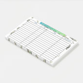 WILLKOMMEN ZU UNSERER TAGUNG POST-IT KLEBEZETTEL (angewinkelt)