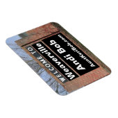 WILLKOMMEN ZU Weaverville Andi Bob Flexibel Magnet (Rechte Seite)