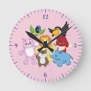 Willkommen zu Webkinz! Runde Wanduhr