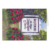 Willkommen zu Wolfeboro NH Zeichen (Vorderseite (Horizontal))