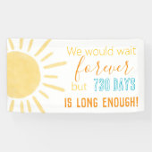 Willkommen Zuhause Days weg Banner (Horizontal)