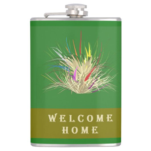 WILLKOMMEN ZUHAUSE DESIGN ERDE FARBEN ZWEI ZWEI ZE FLACHMANN (Vorderseite)