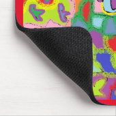 Willkommen Zuhause Gruß mit Kunstbild Mousepad (Ecke)