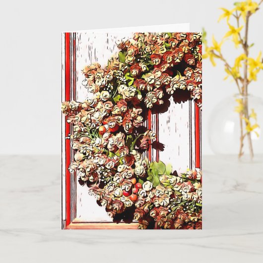 Willkommen-Zuhause Karte (Gelbe Blume)