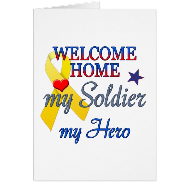 Willkommen Zuhause Mein Soldat, mein Held (Vorne)
