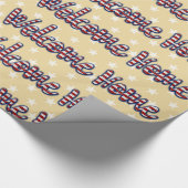 Willkommen Zuhause Militär * wählen Sie Hintergrun Geschenkpapier (Ecke)