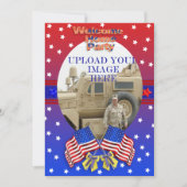 Willkommen Zuhause Militärische Einladung (Vorderseite)