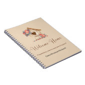 Willkommen Zuhause Realtor Herzlichen Glückwunsch Notizblock (Rechte Seite)