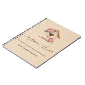 Willkommen Zuhause Realtor Herzlichen Glückwunsch Notizblock (Linke Seite)