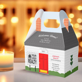 Willkommen Zuhause Realtor Red Door Neue Zuhause G Geschenkschachtel