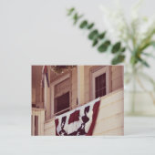 Willkommen Zuhause und vielen Dank - Patriotic Fro Postkarte (Stehend Vorderseite)