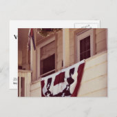 Willkommen Zuhause und vielen Dank - Patriotic Fro Postkarte (Vorne/Hinten)