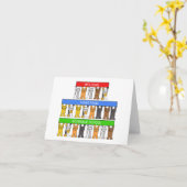 Willkommen Zuhause von der Boarding School Karte (Gelbe Blume)