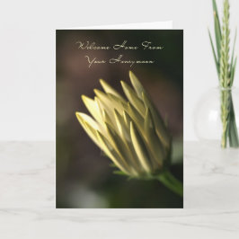 Willkommen Zuhause von Ihrer Flitterwoche - Blume Karte